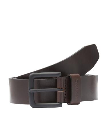 JACK & JONES GÜRTEL 12242687 BRAUN MIT QUADRATSCHNALLE MARRóN