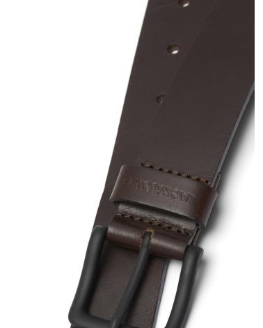 JACK & JONES GÜRTEL 12242687 BRAUN MIT QUADRATSCHNALLE MARRóN