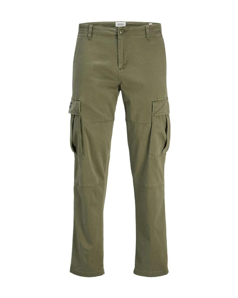 JACK & JONES CARGO-HOSE 12268483 HELLGRÜN VERDE CLARO