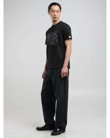 REPLAY PRINTED T-SHIRT M3042 BLACK REGULAR FIT NEGRO