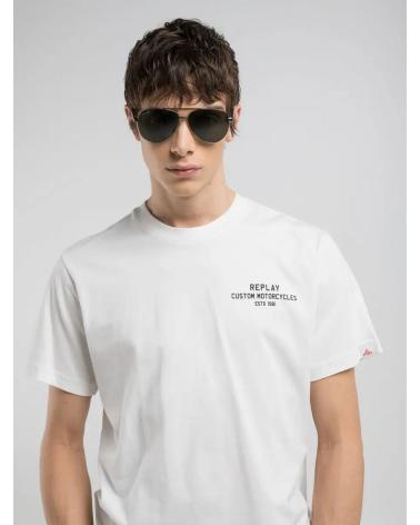 Home-REPLAY-CAMISETA-CON-ESTAMPADO-MINI-Y-MAXI-M3050-BLANCO