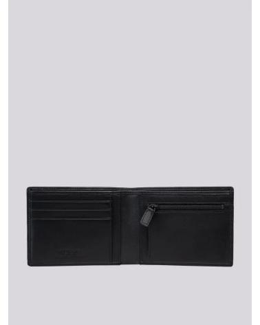 CARTERA REPLAY FM5338 DE PIEL CON ROMBO NEGRO NEGRO