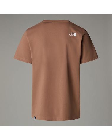 THE NORTH FACE NF0A8A6C6E1 BROWN T-SHIRT MARRóN