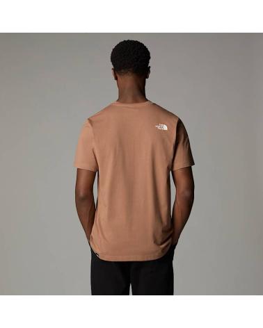 THE NORTH FACE NF0A8A6C6E1 BROWN T-SHIRT MARRóN