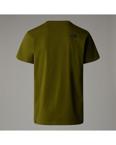 T-SHIRT MANCHES COURTES THE NORTH FACE NF0A87NGPIB VERT VERDE