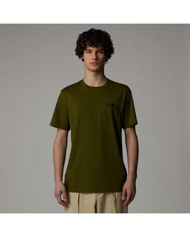 T-SHIRT MANCHES COURTES THE NORTH FACE NF0A87NGPIB VERT VERDE