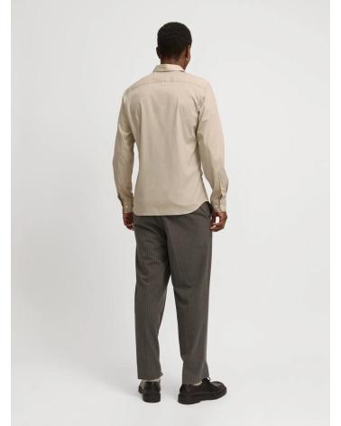 JACK & JONES SLIM FIT SHIRT 12269856 BEIGE BEIGE