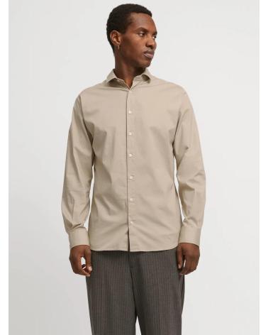 JACK & JONES SLIM FIT SHIRT 12269856 BEIGE BEIGE