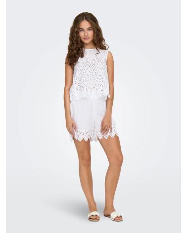 ONLY TOP MUJER TULUM 15343156 BLANCO