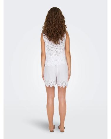 ONLY TOP MUJER TULUM 15343156 BLANCO