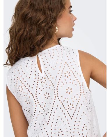 ONLY TOP MUJER TULUM 15343156 BLANCO