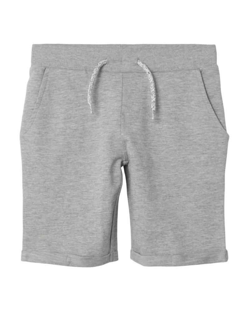 NAME IT KINDER BAUMWOLL-SHORTS FÜR JUNGEN - GRAU 13201050 GRIS