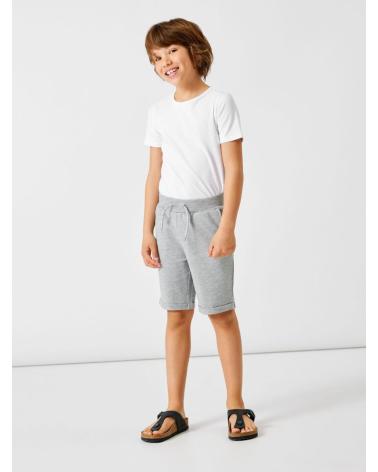 NAME IT KINDER BAUMWOLL-SHORTS FÜR JUNGEN - GRAU 13201050 GRIS