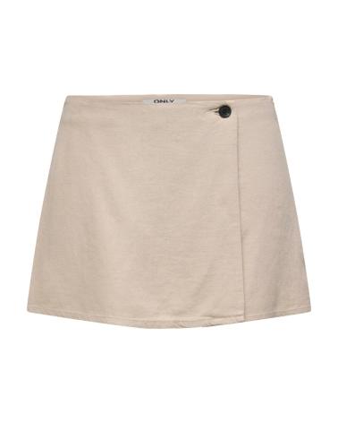 JUPE-SHORT ONLY CARO 15338905 BEIGE BEIGE