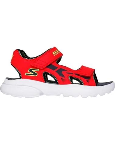 SKECHERS SANDALIAS RAZOR SPLAS AQUA 406513L-RDBK RED