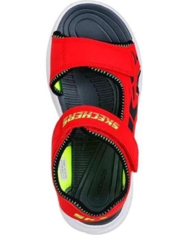 SKECHERS SANDALIAS RAZOR SPLAS AQUA 406513L-RDBK RED