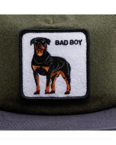 CASQUETTE PLATE GOORIN BROS ANIMAL FARM TOP DOG OLIVE 101-1368-OLI GREEN