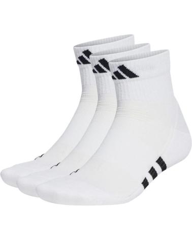 ADIDAS CALCETINES TOBILLEROS PACK DE 3 BLANCOS - MODELO HT3450 PRF CUSH MID BLANCO
