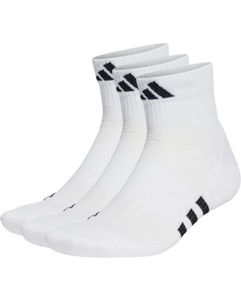 ADIDAS KNÖCHELSOCKEN 3ER-PACK WEISS - MODELL HT3450 PRF CUSH MID BLANCO