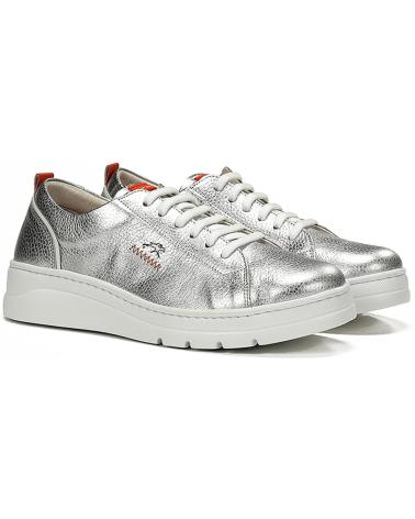 FLUCHOS DEPORTIVA PARA MUJER F1917 POMPAS PLATA