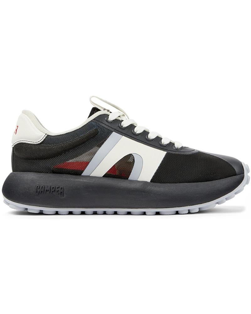 Baskets-décontractées-pour-femmes-CAMPER-DEPORTIVO-CASUAL-DE-TELA-PELOTAS-ATHENS-GRAY