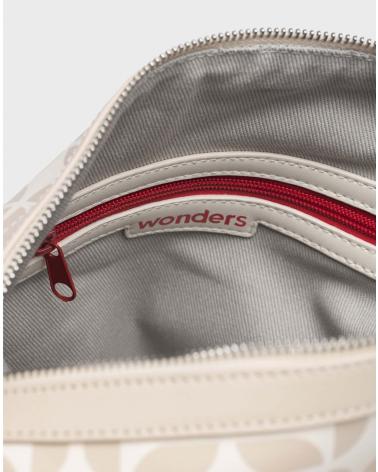 MALA SHOPPER WONDERS POPI WB-490006 BRANCA COM MONOGRAMA E CHARM BLANCO