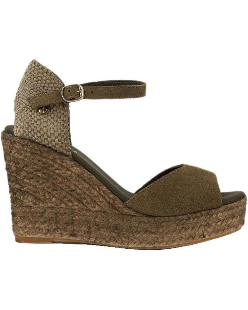 LA VALETA CHARLENE PEEP TOE OLIVA GREEN