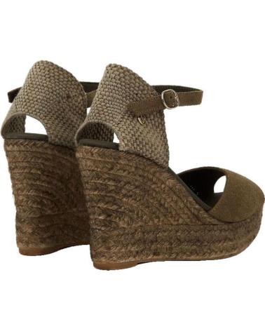 LA VALETA CHARLENE PEEP TOE OLIVA GREEN