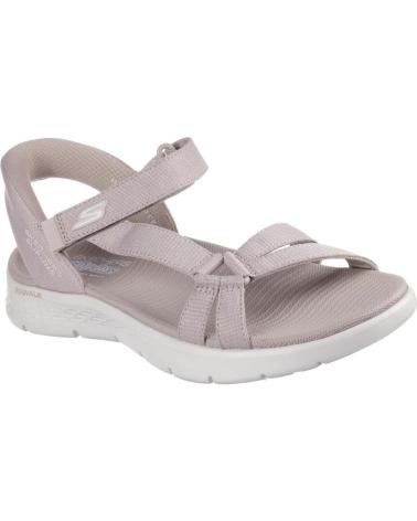 SKECHERS SLIP-INS GO WALK FLEX SANDAL - ILLUMIN TAUPE