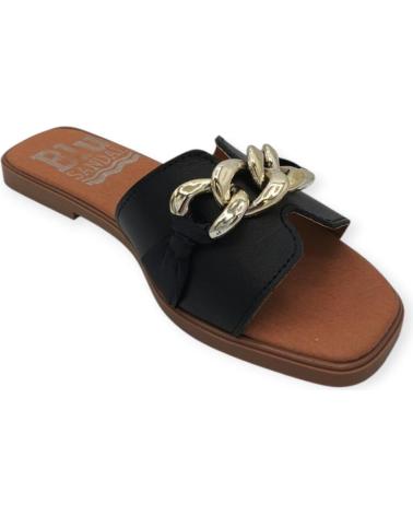 BLUSANDAL SANDALIA PIEL NEGRA 2208 VARIOS COLORES