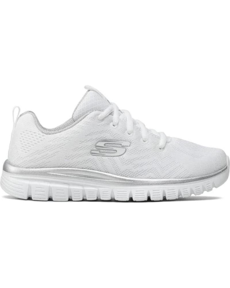 SKECHERS ZAPATILLAS GRACEFUL-GET CONNECTED EN COLOR PARA MUJER BLANCO