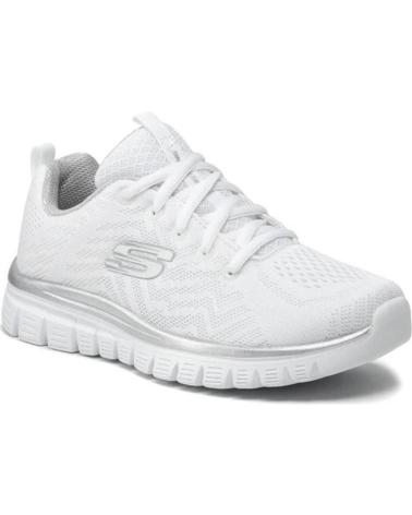 SKECHERS ZAPATILLAS GRACEFUL-GET CONNECTED EN COLOR PARA MUJER BLANCO