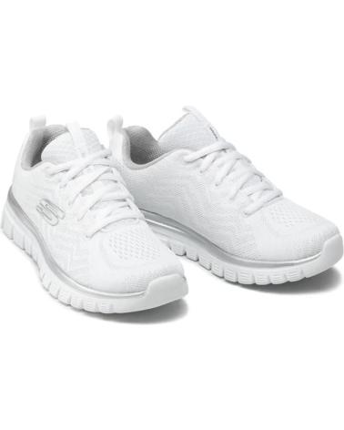 SKECHERS ZAPATILLAS GRACEFUL-GET CONNECTED EN COLOR PARA MUJER BLANCO