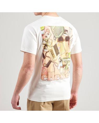 ELLESSE MEMORALIA OFF-WHITE MULTICOLOR T-SHIRT MULTICOLOR