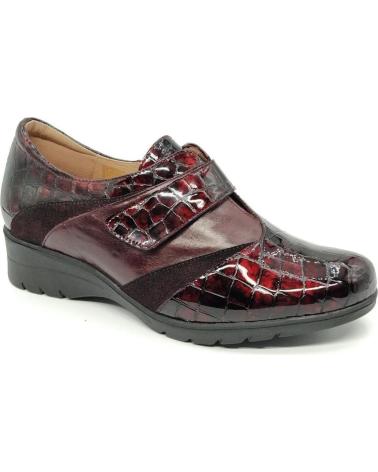 PIESANTO ZAPATO DE VELCRO 195956 BURDEOS ROJO