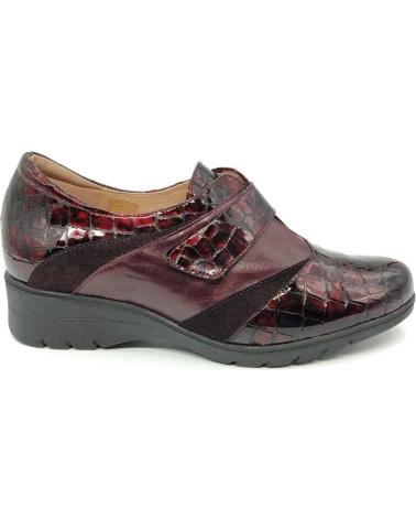 PIESANTO ZAPATO DE VELCRO 195956 BURDEOS ROJO