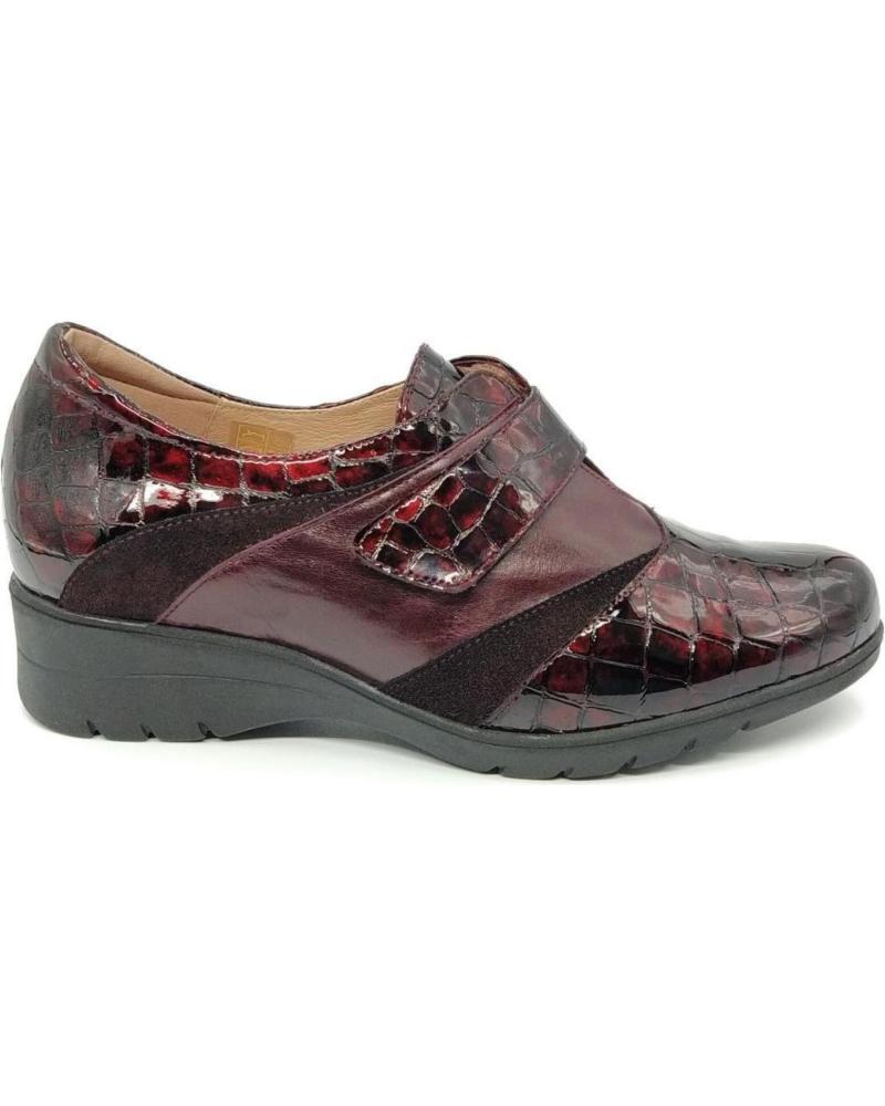 PIESANTO ZAPATO DE VELCRO 195956 BURDEOS ROJO
