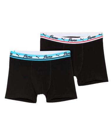 PUMA BASIC BOXER NIÑO 2-PACK NEGRO 701231482-002 NEGRO