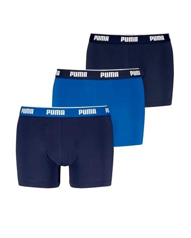 PUMA BOXER BASIQUE LOT DE 3 BLEU - MODÈLE 701234187-004 AZUL