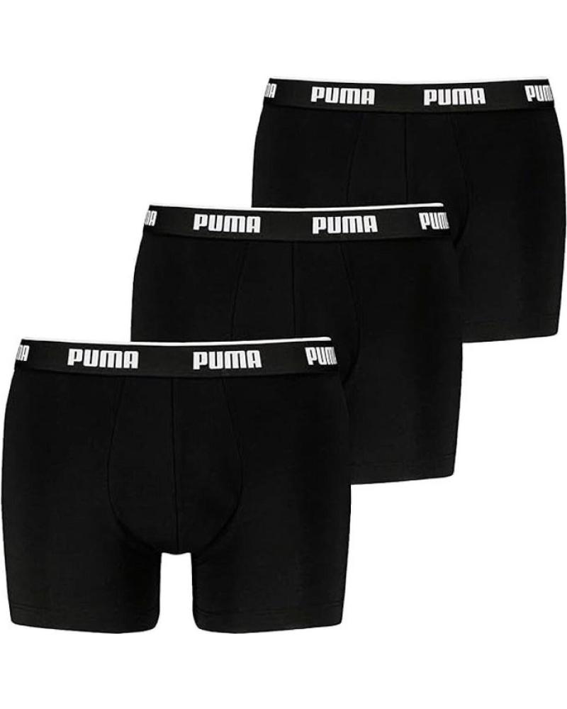 PUMA BOXER BASIQUE LOT DE 3 NOIR - MODÈLE 701234187-001 1
