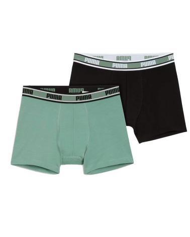 PUMA BOXER BÁSICO PACK 2 UNIDADES HOMBRE VERDE - MODELO 701231479-003 VERDE