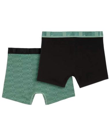 PUMA BASIC BOXER PACK OF 2 MEN GREEN - MODEL 701231478-003 VERDE