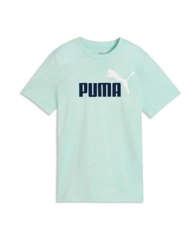T-SHIRT PUMA ESSENTIALS 2 COL LOGO NO.1 VERDE 685778-50 VERDE
