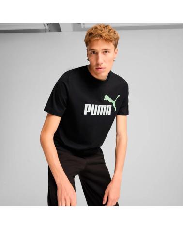 T-SHIRT PUMA ESS 2 COL LOGO NERA NEGRO