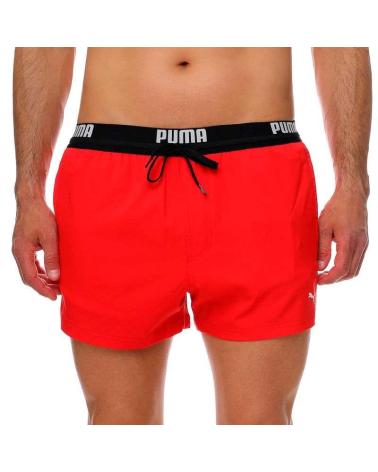 PUMA SWIM LOGO SHORT RED ROJO