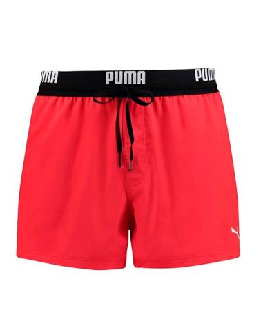 PUMA SWIM LOGO BADESHORTS ROT ROJO