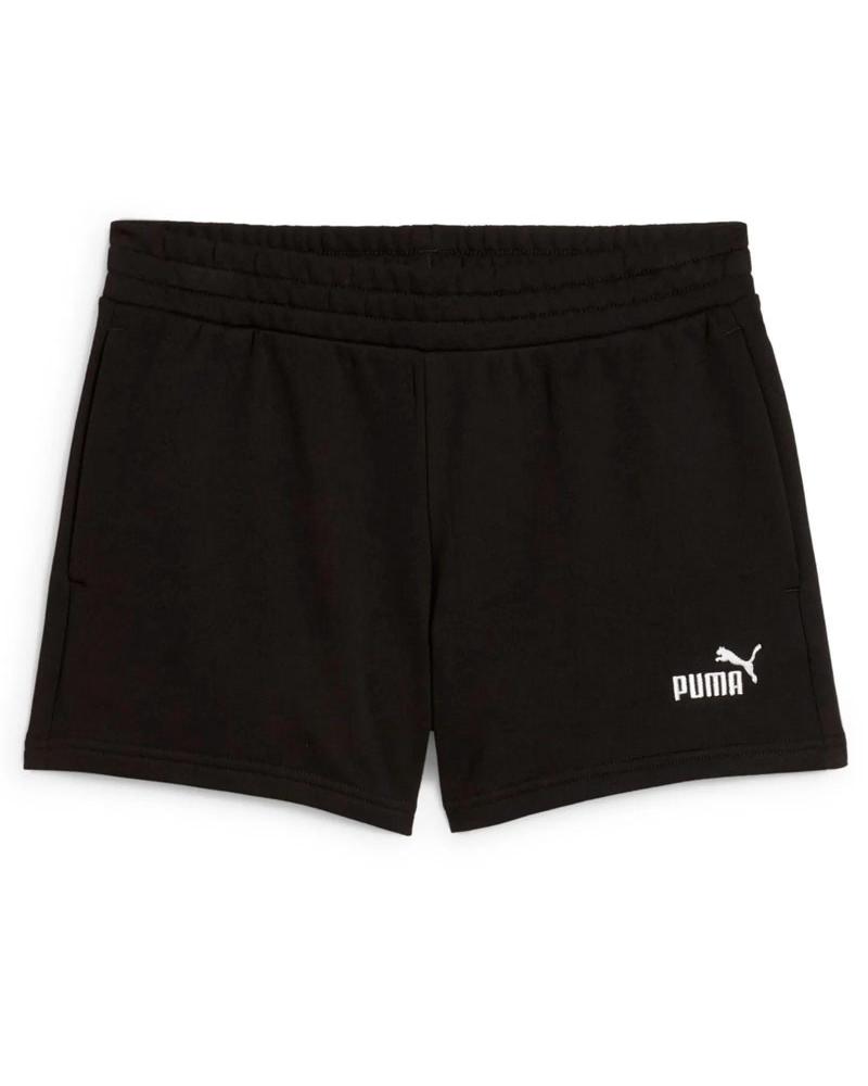PUMA ESS SMALL LOGO SHORTS 682438-01 SCHWARZ NEGRO