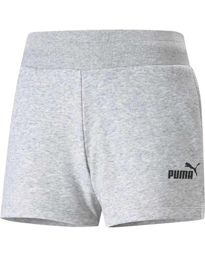 PUMA ESSENTIALS 4 SWEAT SHORTS TR MULHER CINZA - MODELO 586824-04 GRIS