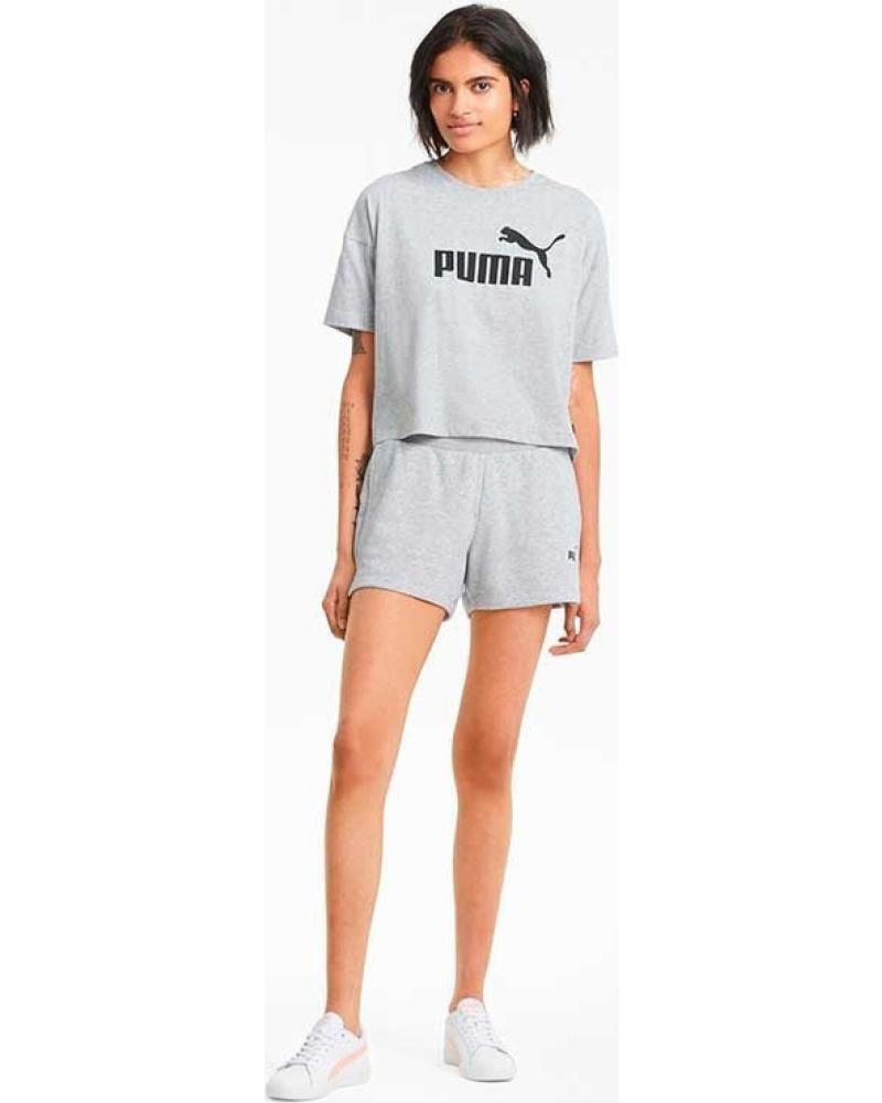 PUMA MODELO ESS 4 SWEAT SHORTS TR PARA GRIS
