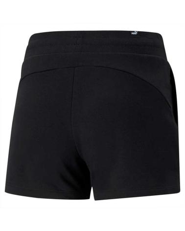 PUMA ESS 4 SWEAT SHORTS TR NEGROS MUJER NEGRO